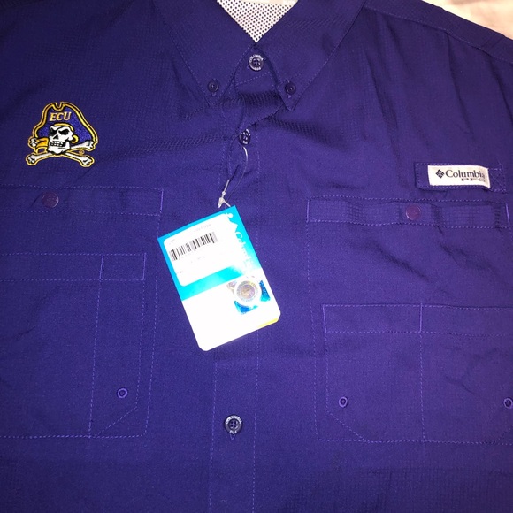 Columbia | Shirts | Ecu Button Down Pfg 
